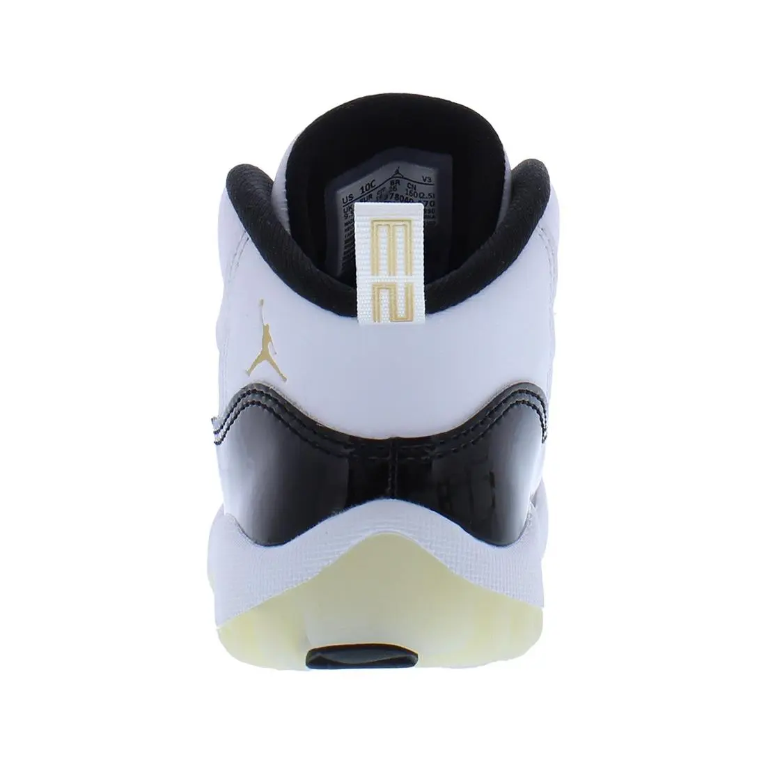 Nike shoes - 378040170 - 378040170 - White/Metallic Gold/Black, Main: Black 2