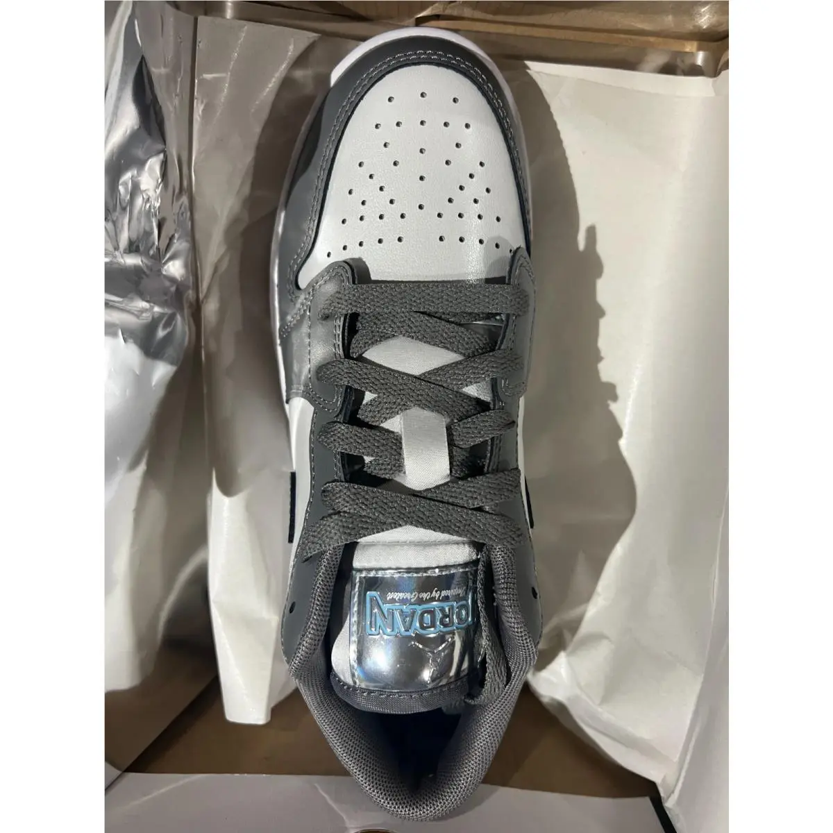 Nike shoes - FLAT PEWTER/BLUE CHILL 8