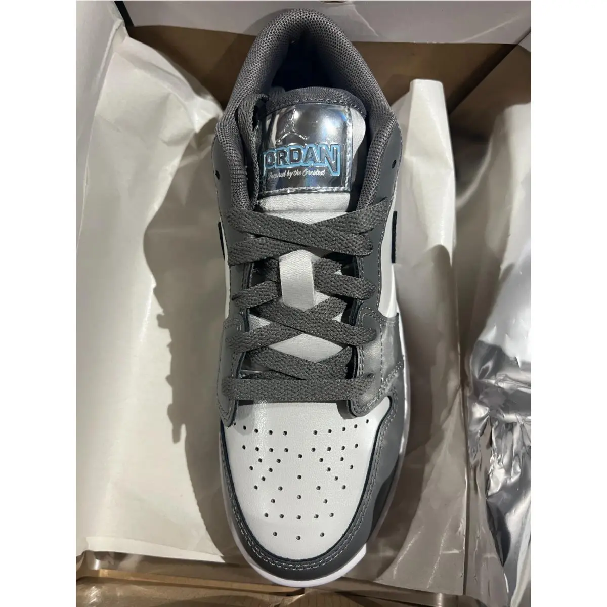 Nike shoes - FLAT PEWTER/BLUE CHILL 9