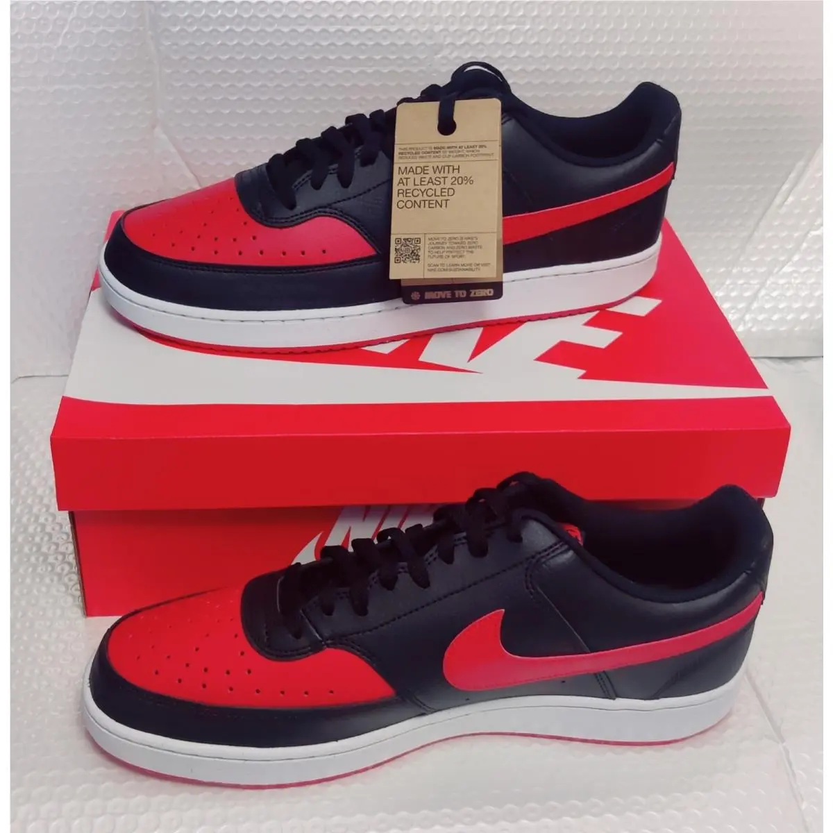 Nike shoes - Nike Court Vision - Court Vision - FJ0685-010 - Black Red White 11