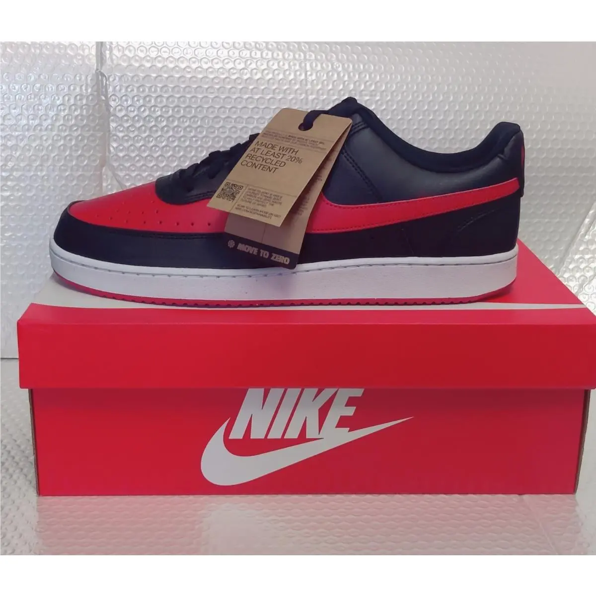 Nike shoes - Nike Court Vision - Court Vision - FJ0685-010 - Black Red White 13