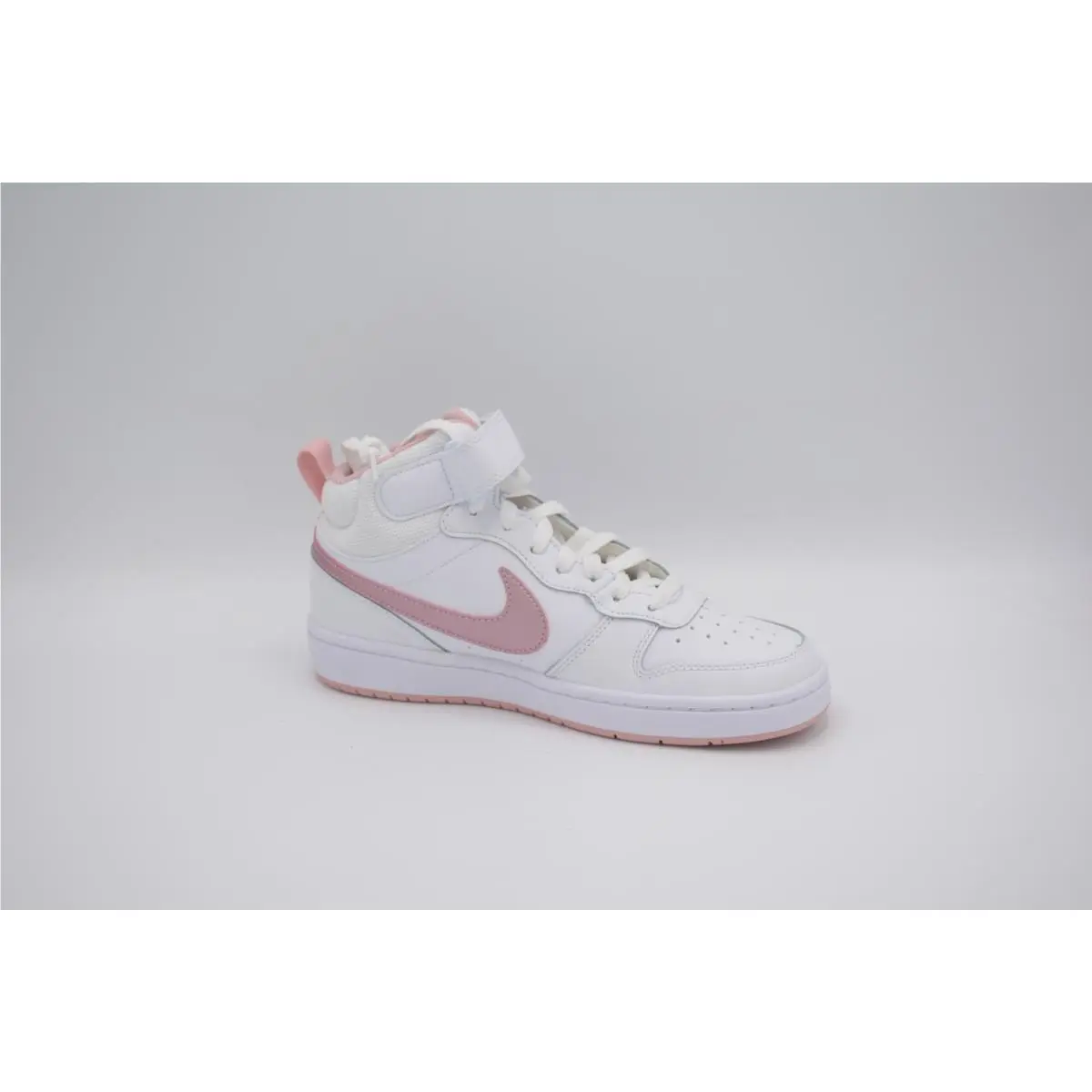 Nike shoes - Court Borough Mid 2 GS White Pink Glaze - 4.5Y - CD7782 - White 2