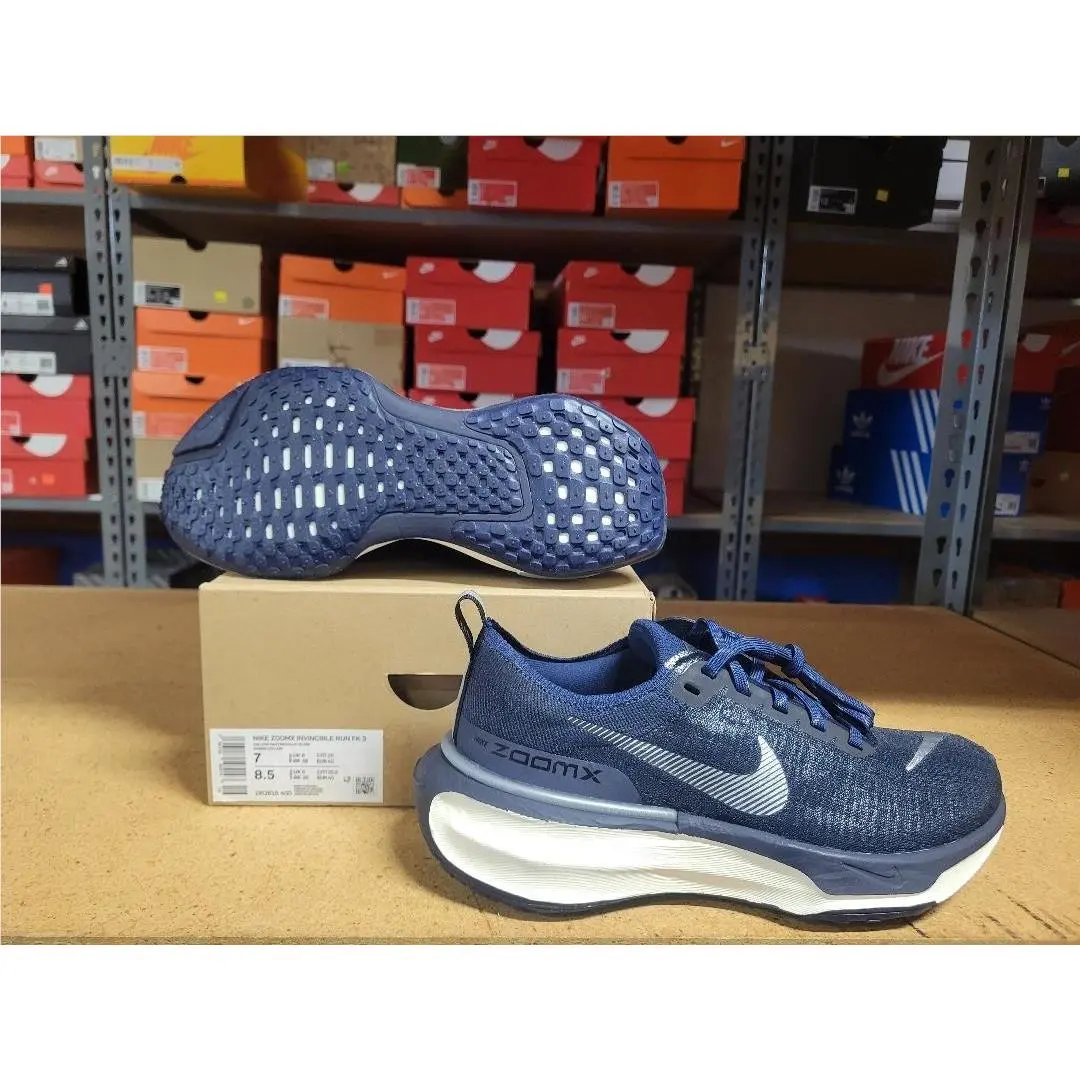 Nike shoes - Nike Zoomx Invincible Run FK 3 - DR2615 400 - College Navy Mettaallic Silver 0