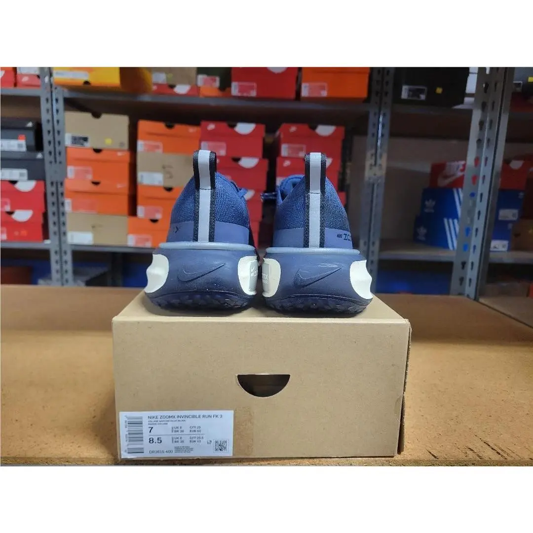 Nike shoes - Nike Zoomx Invincible Run FK 3 - DR2615 400 - College Navy Mettaallic Silver 3