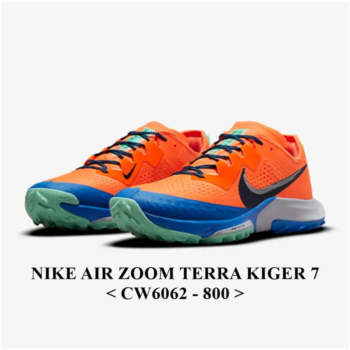 Nike shoes - Nike Terra Kiger - Terra Kiger - CW6062-800 - TOTAL ORANGE/OBSIDIAN, Manufacturer: TOTAL ORANGE/OBSIDIAN 7