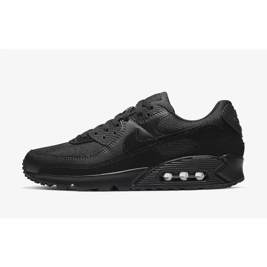 Nike shoes - Nike Air Max 90 - Air Max - CN8490-003 - Black/Black-Black-White 5