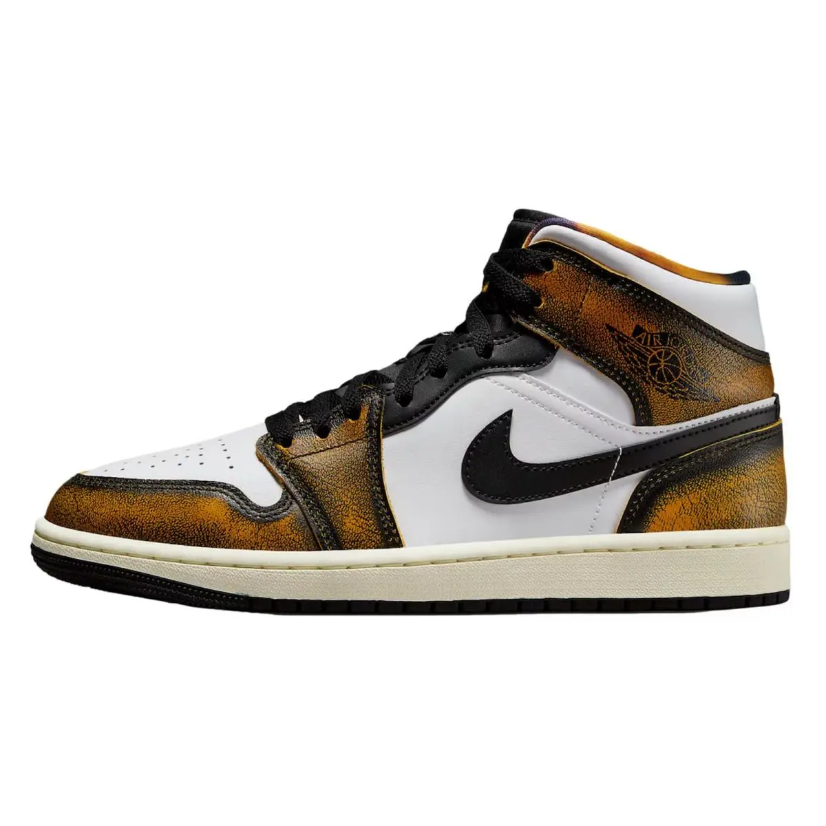 Nike Air Jordan 1 Mid SE Black / Taxi - White - Sail DQ8417-071 Men`s