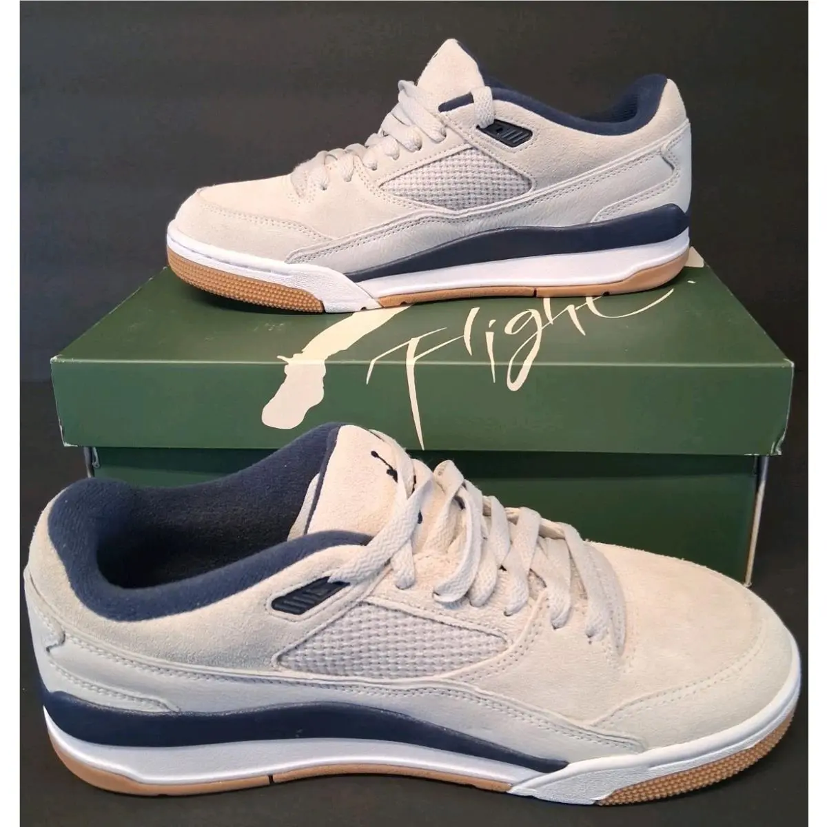 Nike shoes - Jordan Flight Court - Flight Court - HF3255-004 - Neutral Grey/Midnight Navy 0