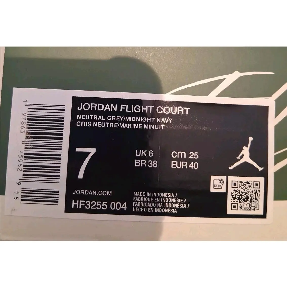 Nike shoes - Jordan Flight Court - Flight Court - HF3255-004 - Neutral Grey/Midnight Navy 17