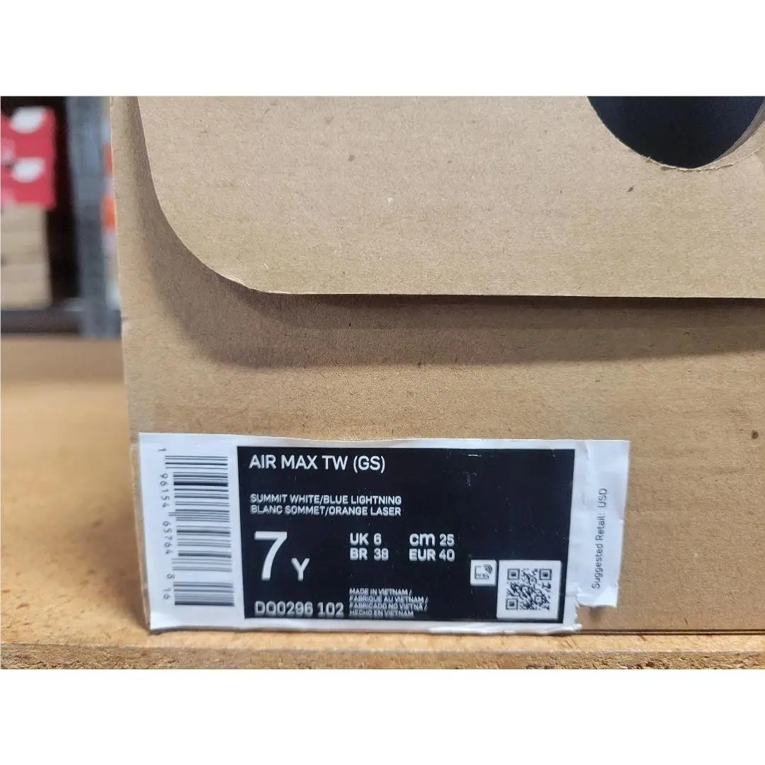 Nike shoes - Nike Air Max TW (GS) - Summit White Blue Lighting 4