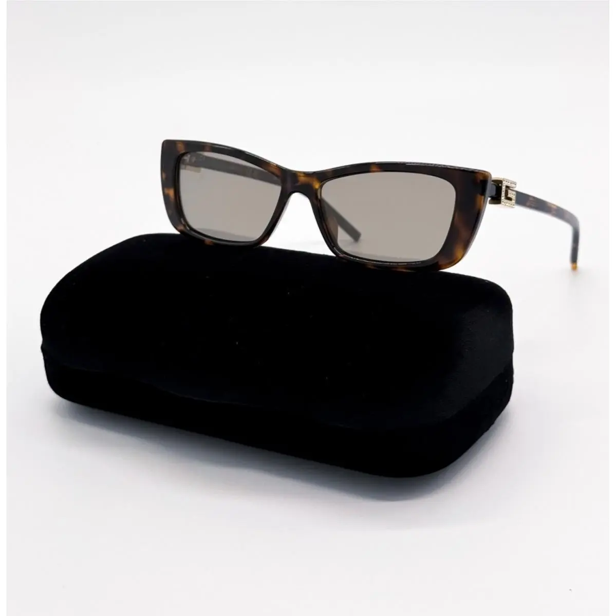 Gucci GG1681S 003 Havana Mirror Lenses Women Geometric Sunglasses