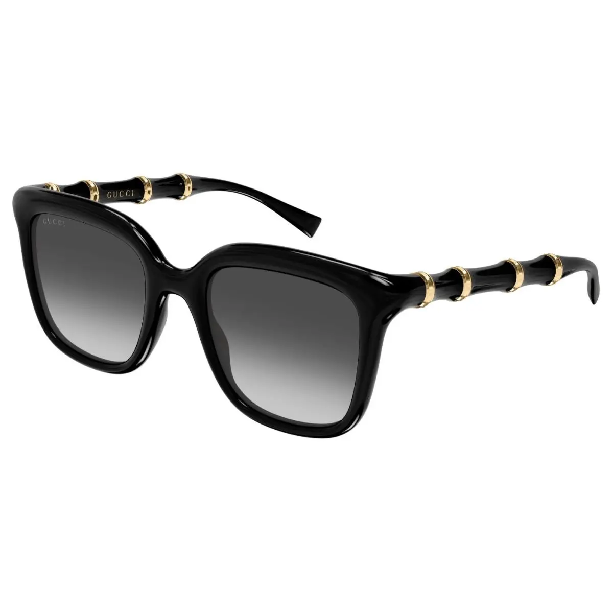 Gucci GG2058S 001 Sunglasses Women`s Black/grey Gradient Butterfly Shape 52mm