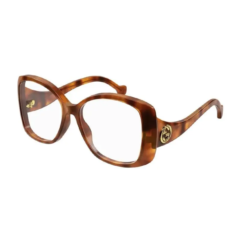 GG1236O Eyeglasses Eye Glasses 002 Havana 55mm Women by Gucci