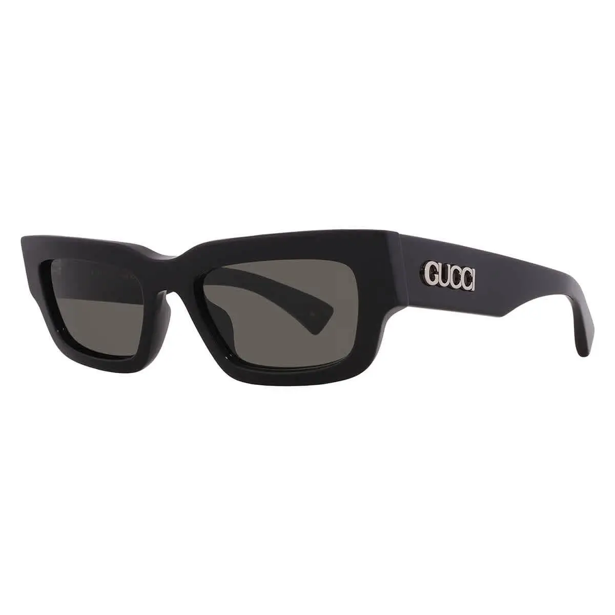 Grey Rectangular Men`s Sunglasses GG1838S 001 52 GG1838S 001 52 by Gucci