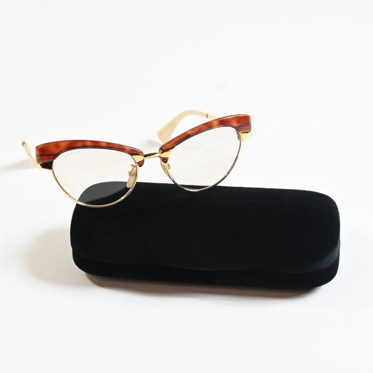 GG1131S 002 Womens Sunglasses Gold/brown 53mm by Gucci