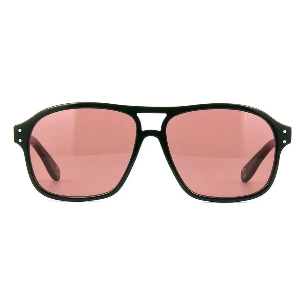 Sunglasses GG0475s Green Red Lens by Gucci