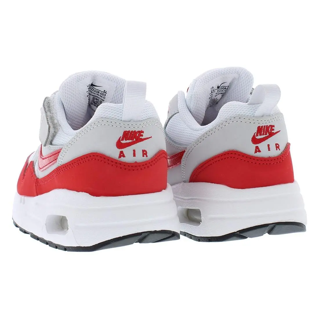 Nike shoes - Nike Air Max 1 - Air Max - DZ3308-003 - Red, Full: White/Grey/Red (UPC: 196974555216) 2