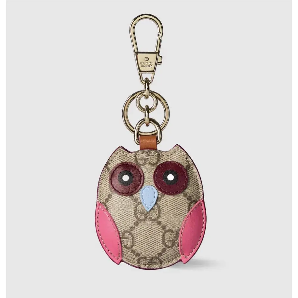 Boxed Gucci Owl Shaped Bag Charm Keyring