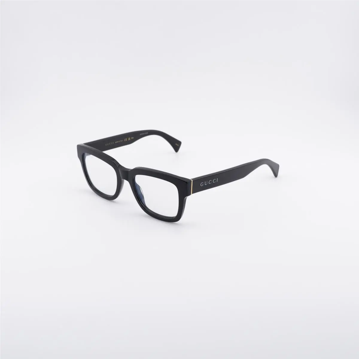 Gucci GG1138S 001 Solid Black/clear to Grey Photocromic AR Blue Light