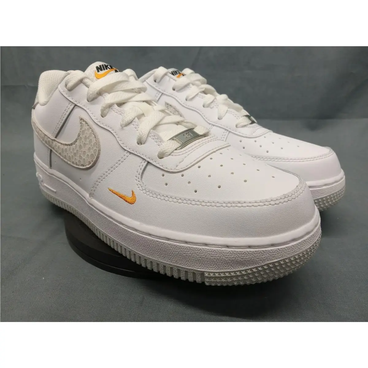 Nike shoes - Nike Air Force 1 BG (GS) - IV5523-100 - White Kumquat (UPC: 198963145439) 8