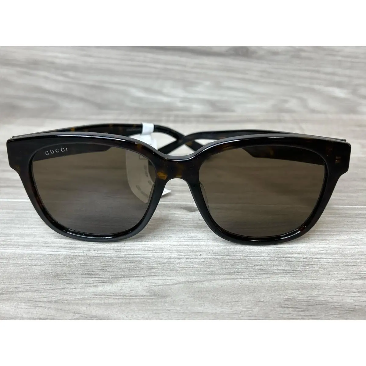 Gucci GG1430SK 002 Havana Rectangle Sunglasses PO1026277