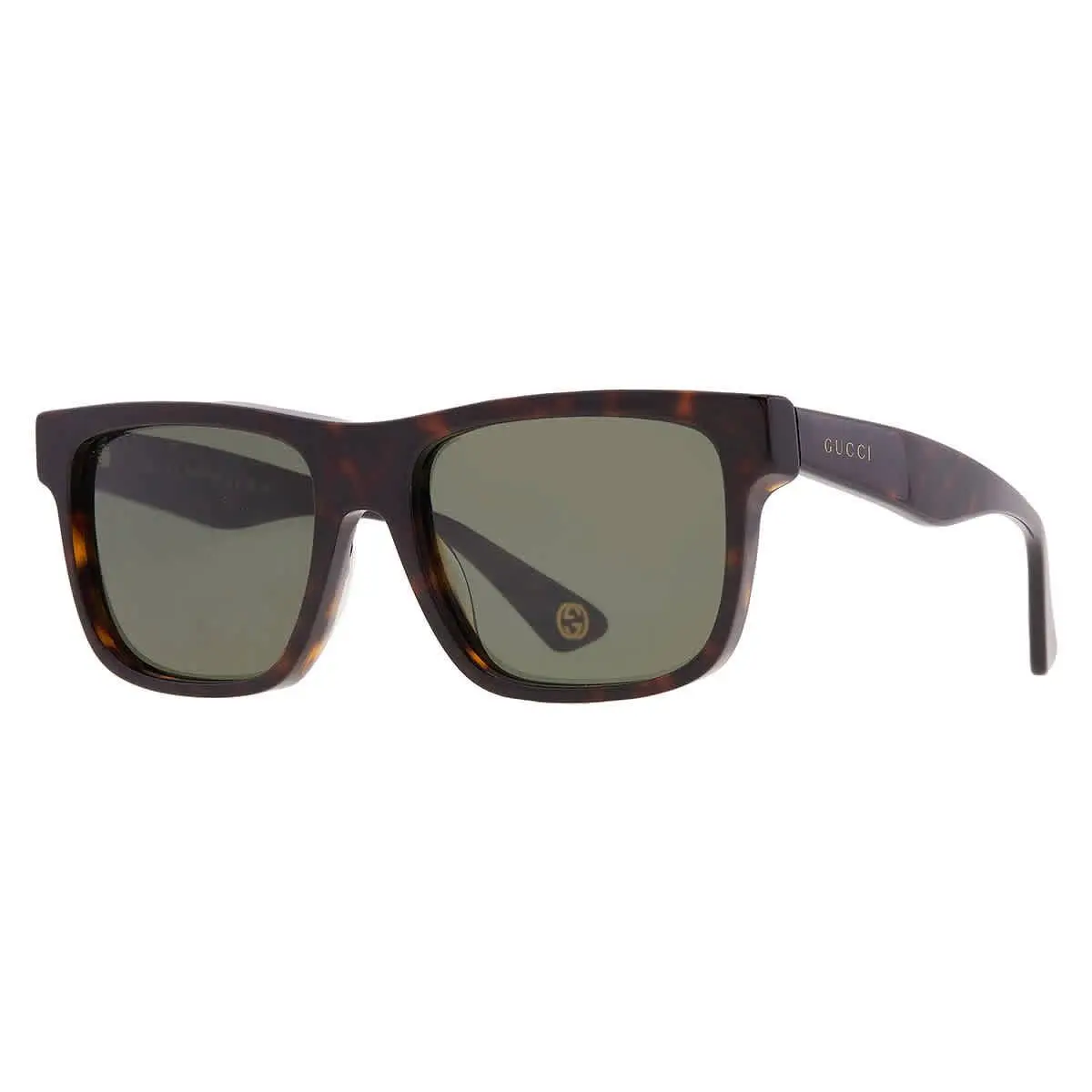 Green Square Men`s Sunglasses GG1618S 002 56 GG1618S 002 56 by Gucci