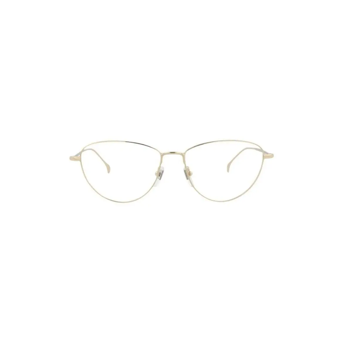 Women 54mm Cat Eye Optical Glasses Gold Gold Transparent by Gucci
