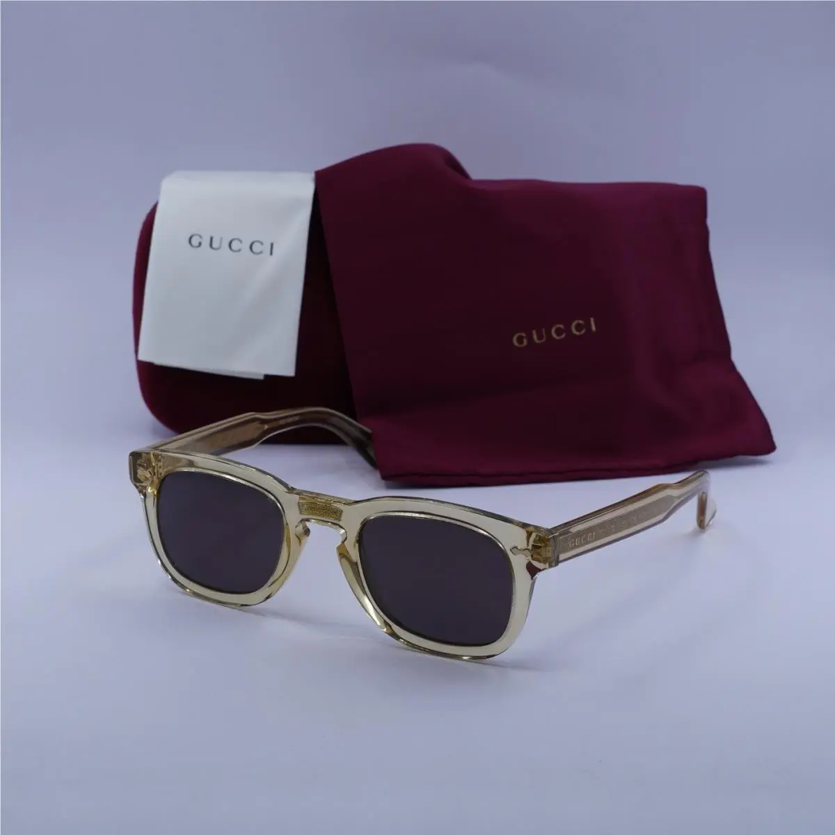 GG0182S 006 Brown/grey 49-24-145 Sunglasses by Gucci