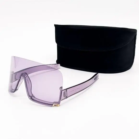 Gucci GG1631S 011 Sunglasses Women Violet Shield Eyewear Gucci