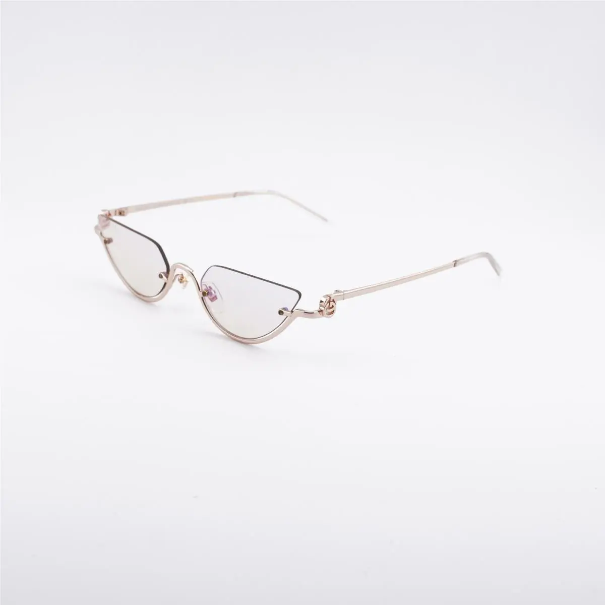 GG1603S 005 Gold/light Purple 53-21-135 Sunglasses by Gucci