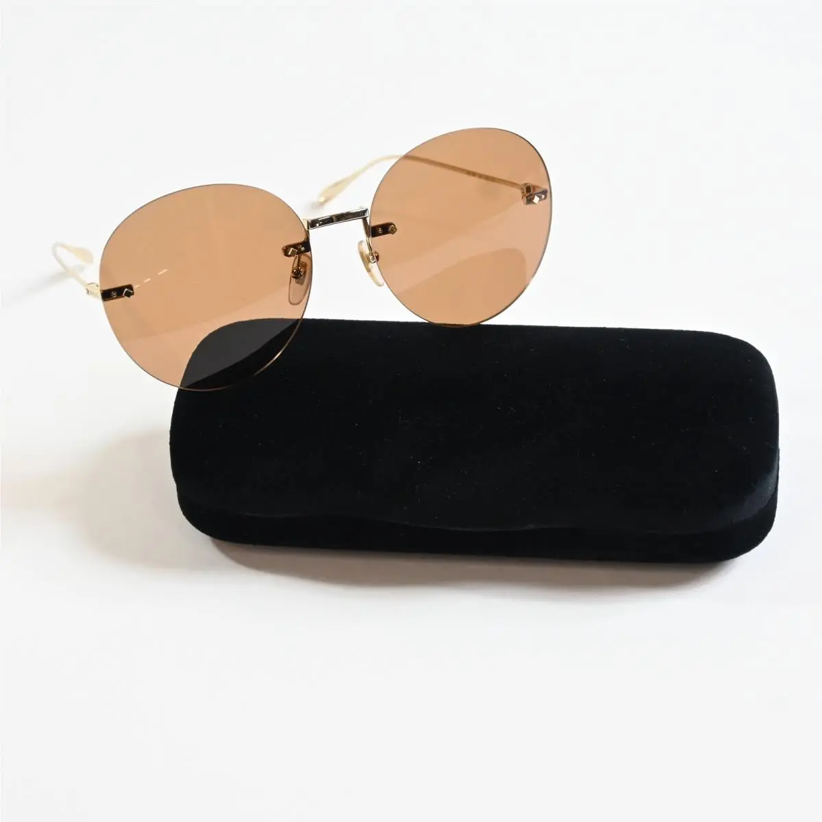 Gucci GG1149S 003 Womens Sunglasses Gold 60mm