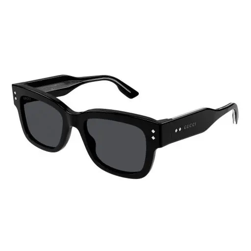GG 1217 S-001 Black / Grey 001 Size 53 Sunglasses by Gucci