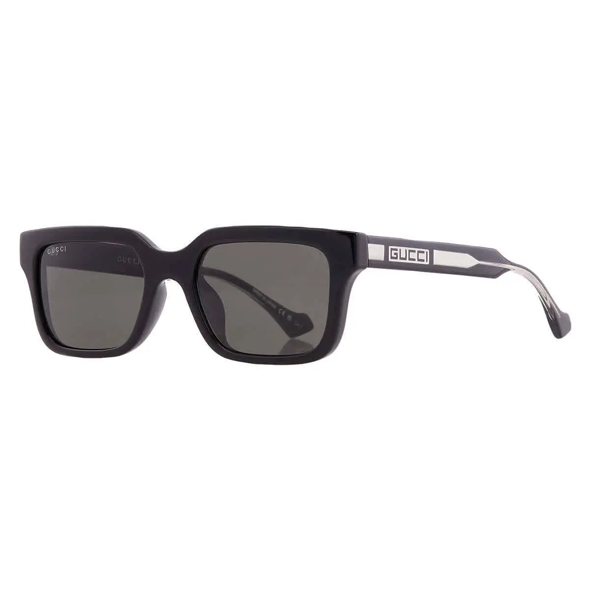 Grey Square Men`s Sunglasses GG1732SK 001 55 GG1732SK 001 55 by Gucci