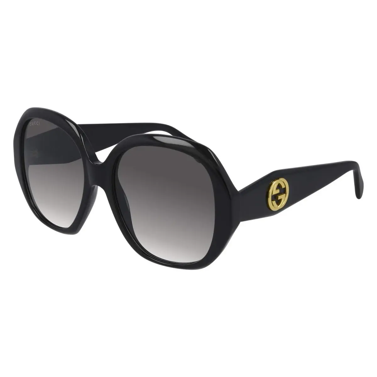 Grey Gradient Oversized Ladies Sunglasses GG0796S 001 56 by Gucci