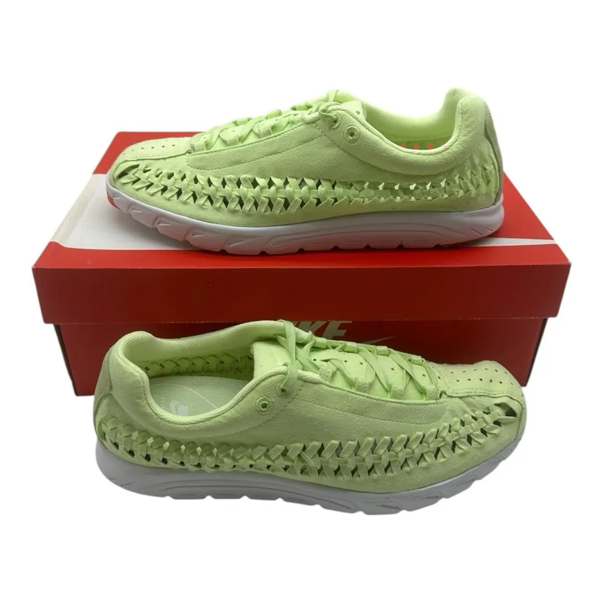 Nike Mayfly Woven QS Shoes Women 7.5 Light Liquid Lime Green Sneakers 919749-301