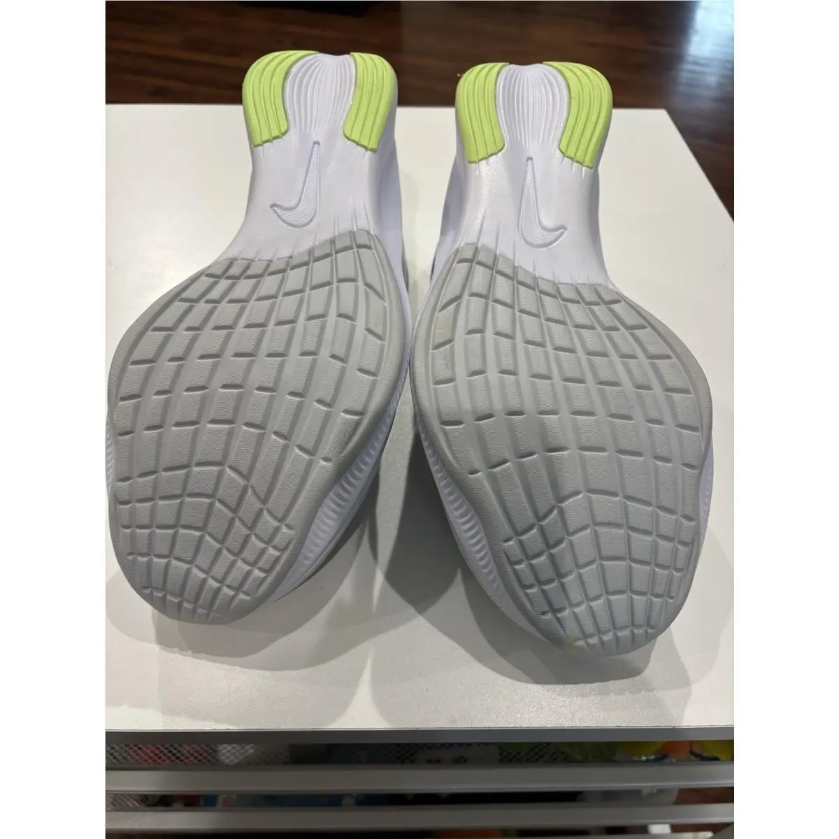 Nike shoes - Nike Zoom Fly - Zoom Fly - CT2392-100 - White, Manufacturer: Summit White/Pure Platinum/Imperial Blue/Lime Glow (UPC: 0195242386316) 3