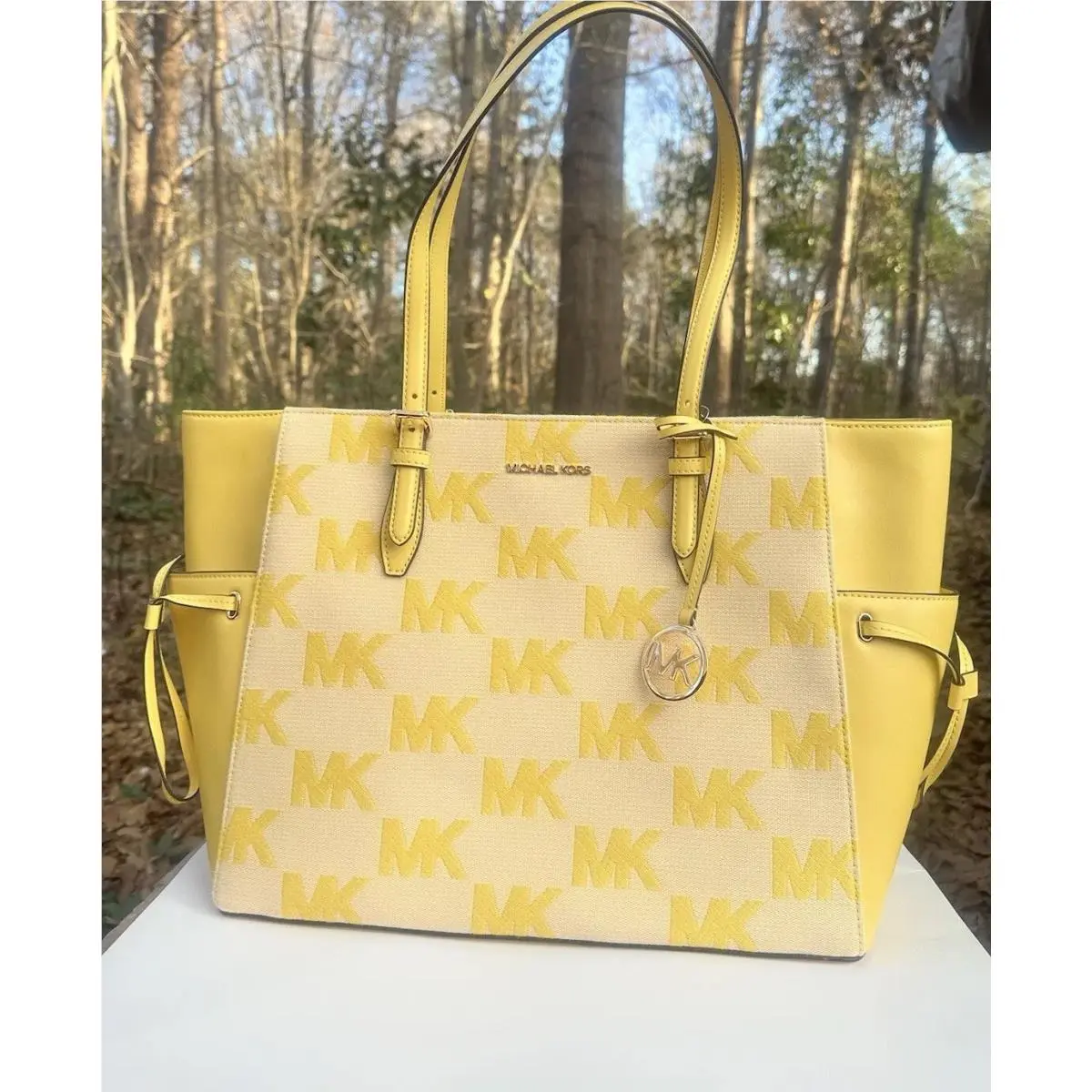 Michael Kors Woman Bag Gilly Large Tote Golden Yellow
