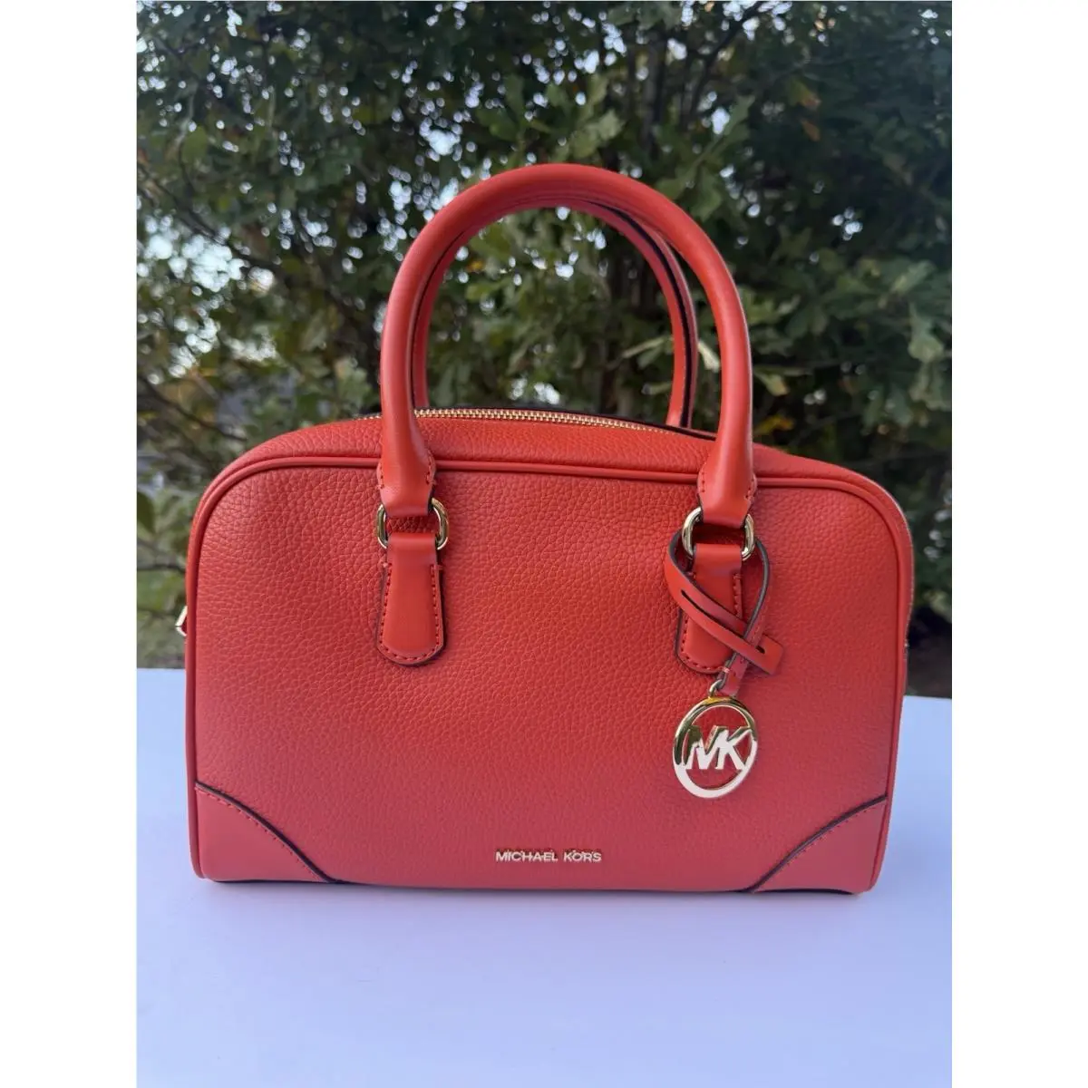 Michael Kors Medium Duffle Satchel Woman Handbag Crossbody