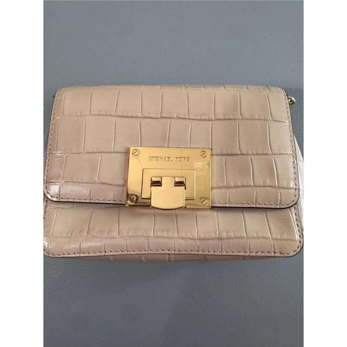 Michael Kors Clutch Women NS Ballet Tina Embossed Leather Crossbody Bag