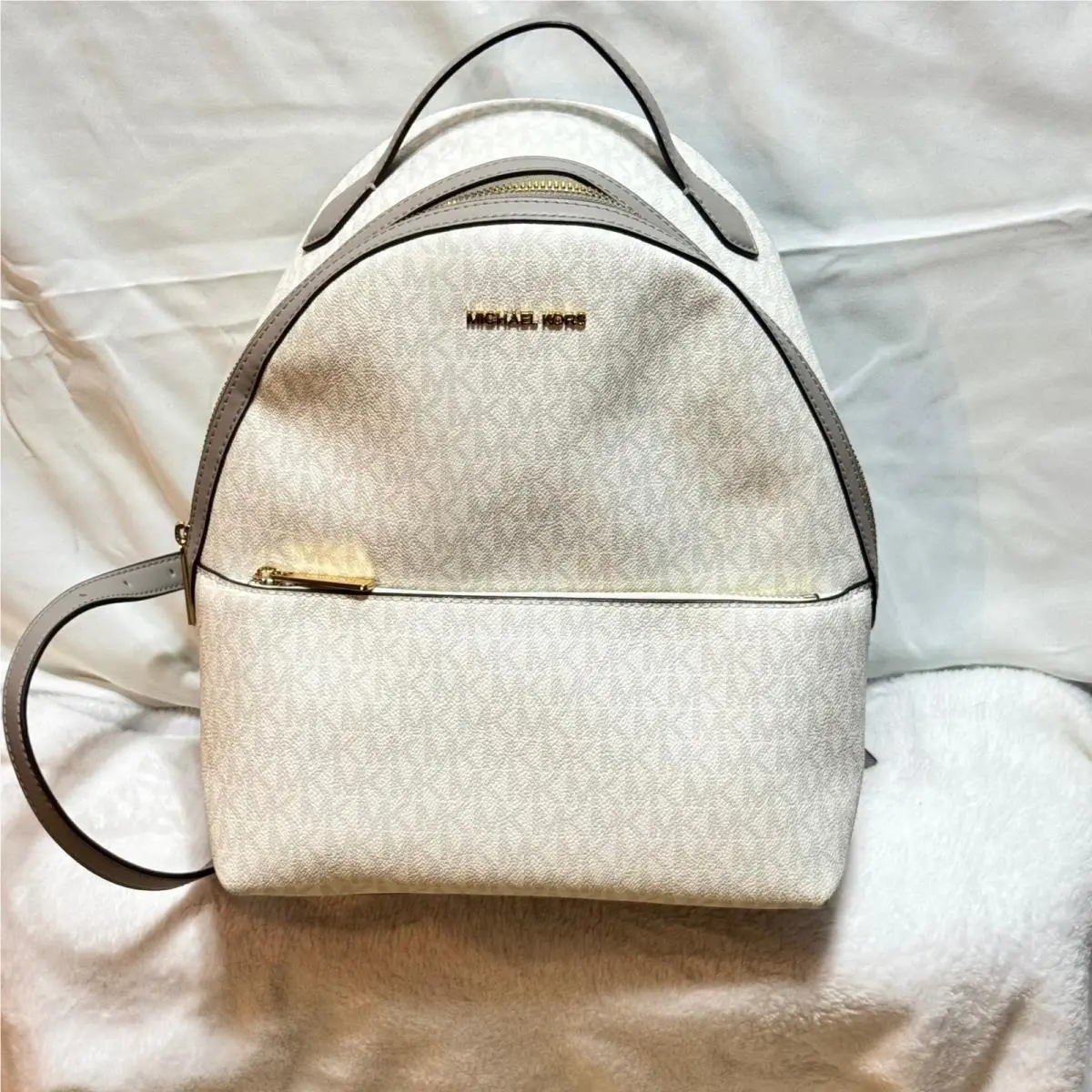 Michael Kors Sheila Medium Front Pocket Backpack Monogram