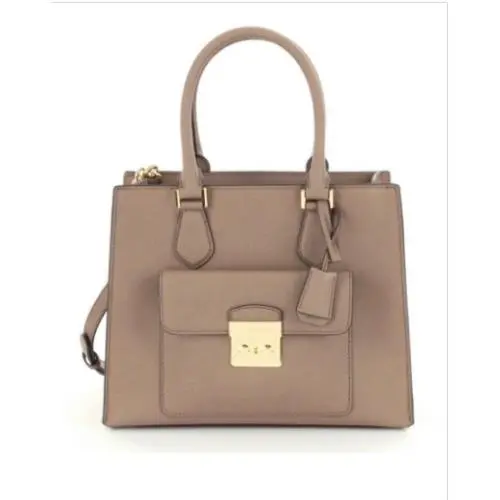 Kors Bridgette Medium East/west Tote Dark Dune Leather