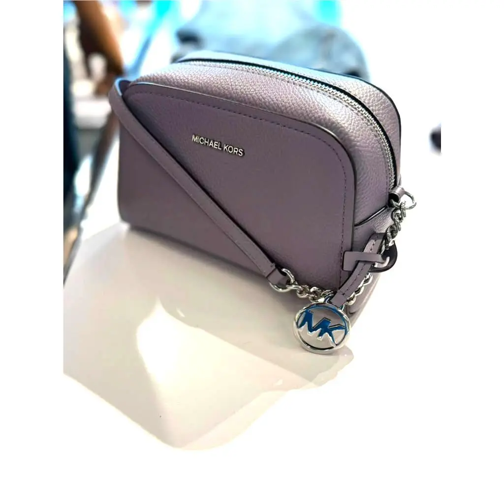 Ashton Extra Small Camera Purse MK Adjustable Crossbody Bag Lilac by Michael Kors