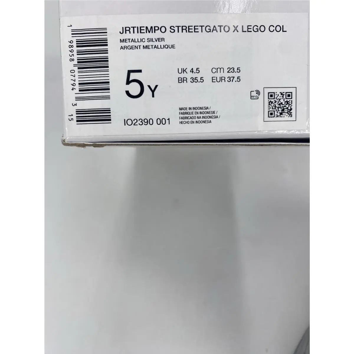 Nike shoes - Nike JRTiempo Streetgato - JRTiempo Streetgato - IO2390 001 - Metallic Silver (UPC: 198958077943) 8