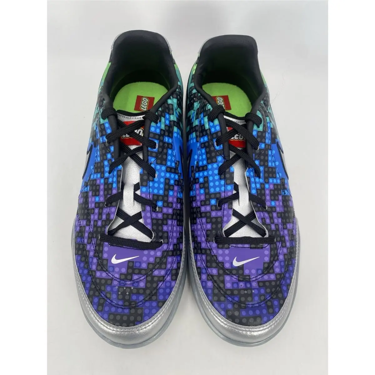 Nike shoes - Nike JRTiempo Streetgato - JRTiempo Streetgato - IO2390 001 - Metallic Silver (UPC: 198958077943) 4