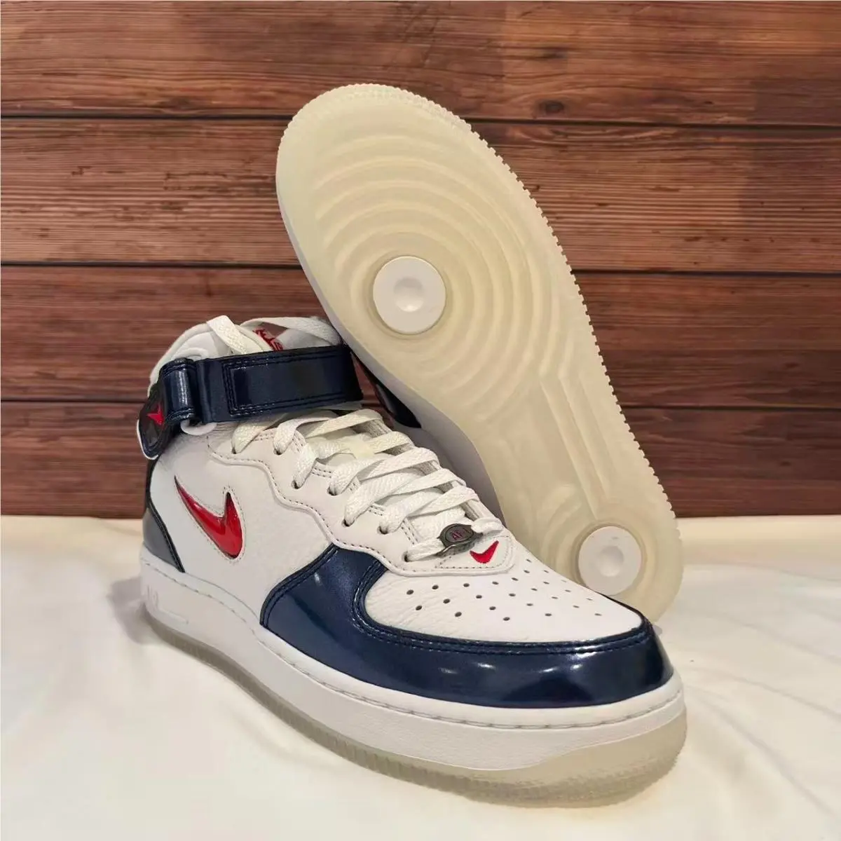 Nike shoes - Nike Air Force 1 Mid QS - DH5623-101 - White 15
