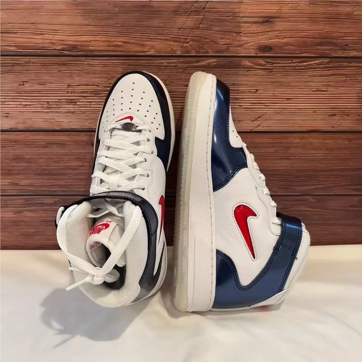 Nike shoes - Nike Air Force 1 Mid QS - DH5623-101 - White 16