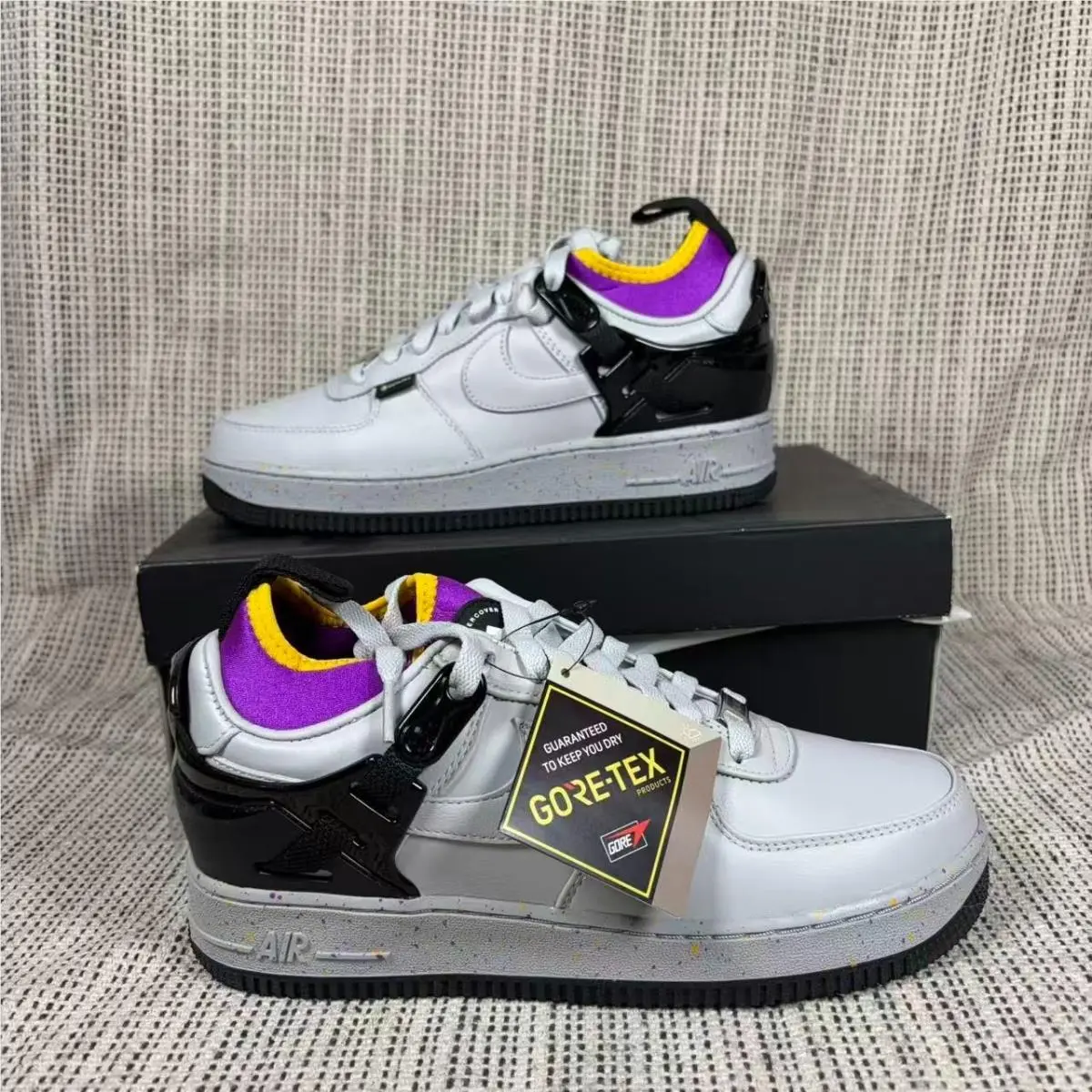 Nike shoes - Nike Air Force 1 - Air Force - DQ7558-001 - Gray 14