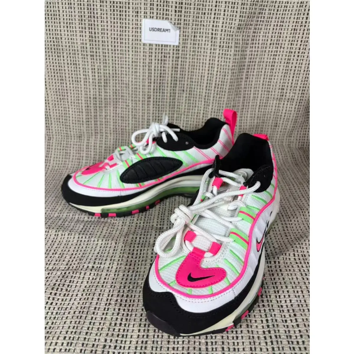 Nike shoes - Nike Air Max 98 - Air Max - CI3709-101 - White Illusion Green Hyper Pink 2