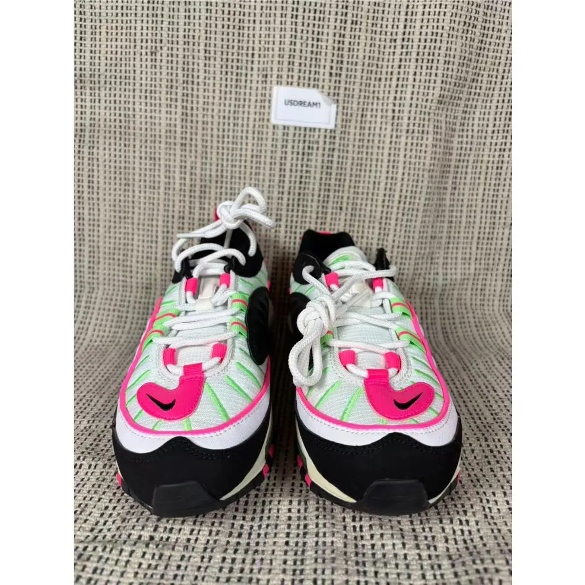 Nike shoes - Nike Air Max 98 - Air Max - CI3709-101 - White Illusion Green Hyper Pink 1