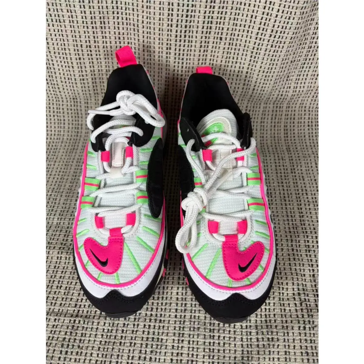 Nike shoes - Nike Air Max 98 - Air Max - CI3709-101 - White Illusion Green Hyper Pink 3